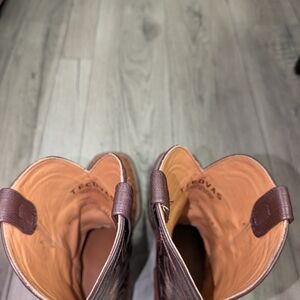 EXTRA PHOTOS Tecovas Tan and Brown Leather Western Boots